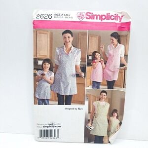 Simplicity Apron Sewing Pattern 2626 Child & Adult Sizes A S‎ M L